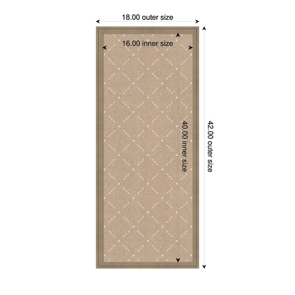 Pinboard Beige Lattice Pattern