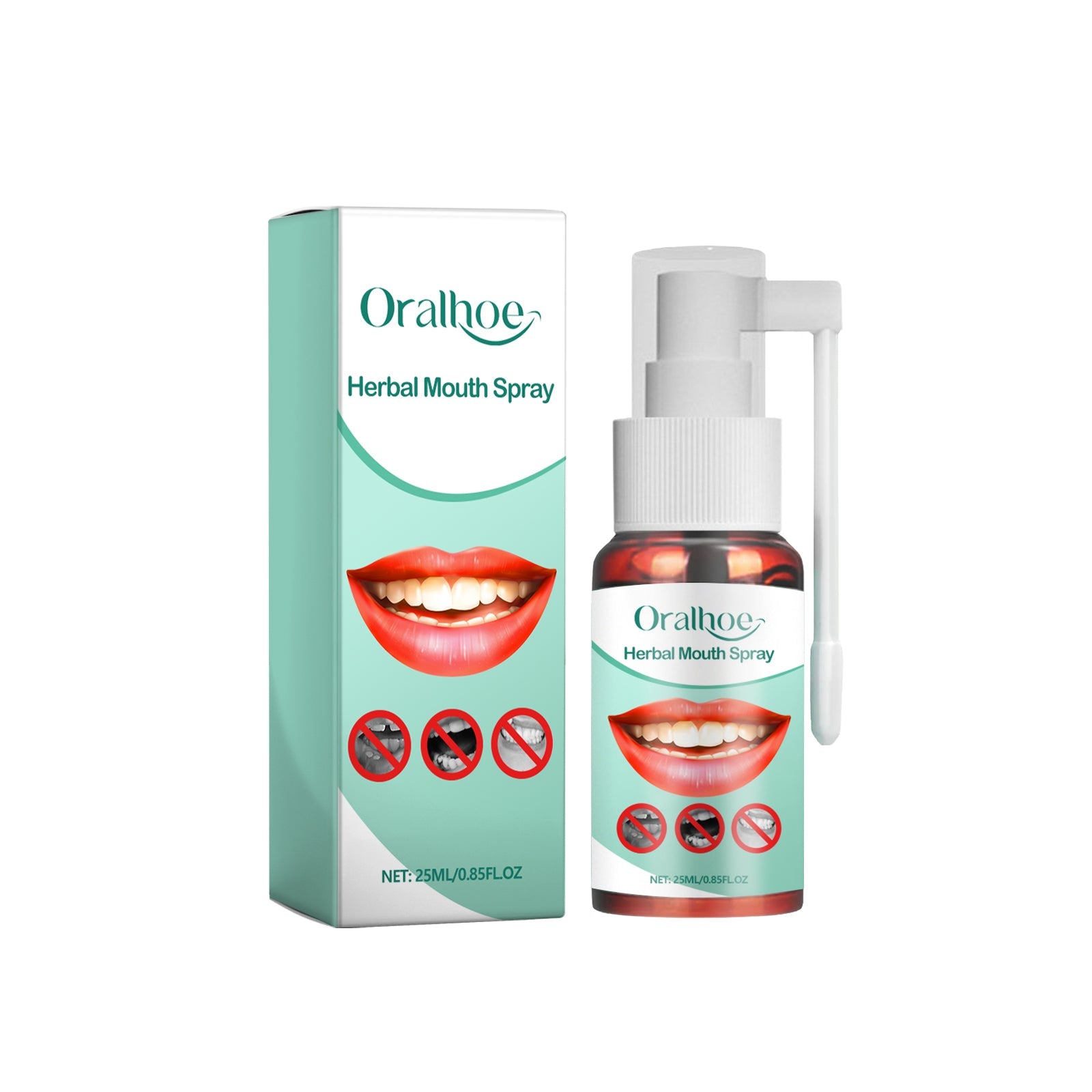 Herbal Mouth Spray, Refreshing Breath Repair Swollen Gums Relieve Oral Ulcer Yang Portable Spray