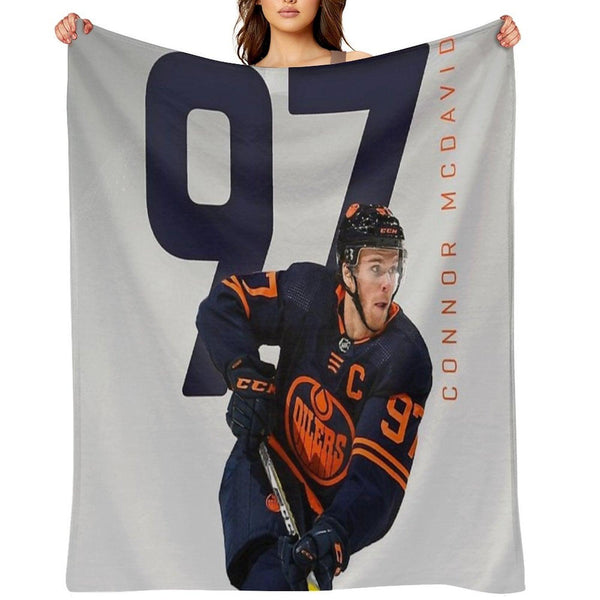 Connor McDavid Throw Blanket