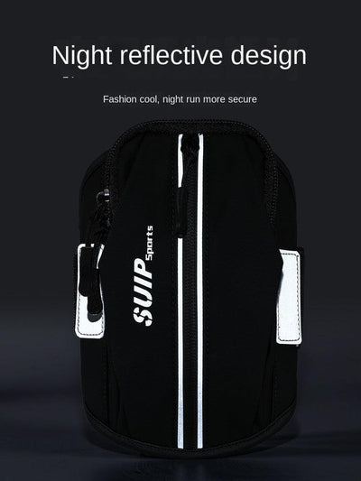 Outdoor fitness arm bag elastic men's and women's universal arm cover wrist bag fashionable waterproof running phone arm bag