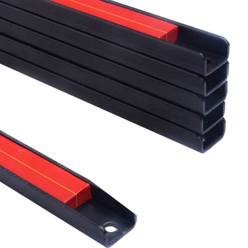 8 12 18 24 Magnetic Tool Holder Bar Organizer Racks for Connecting Strips Tools in the Garage and Workshop