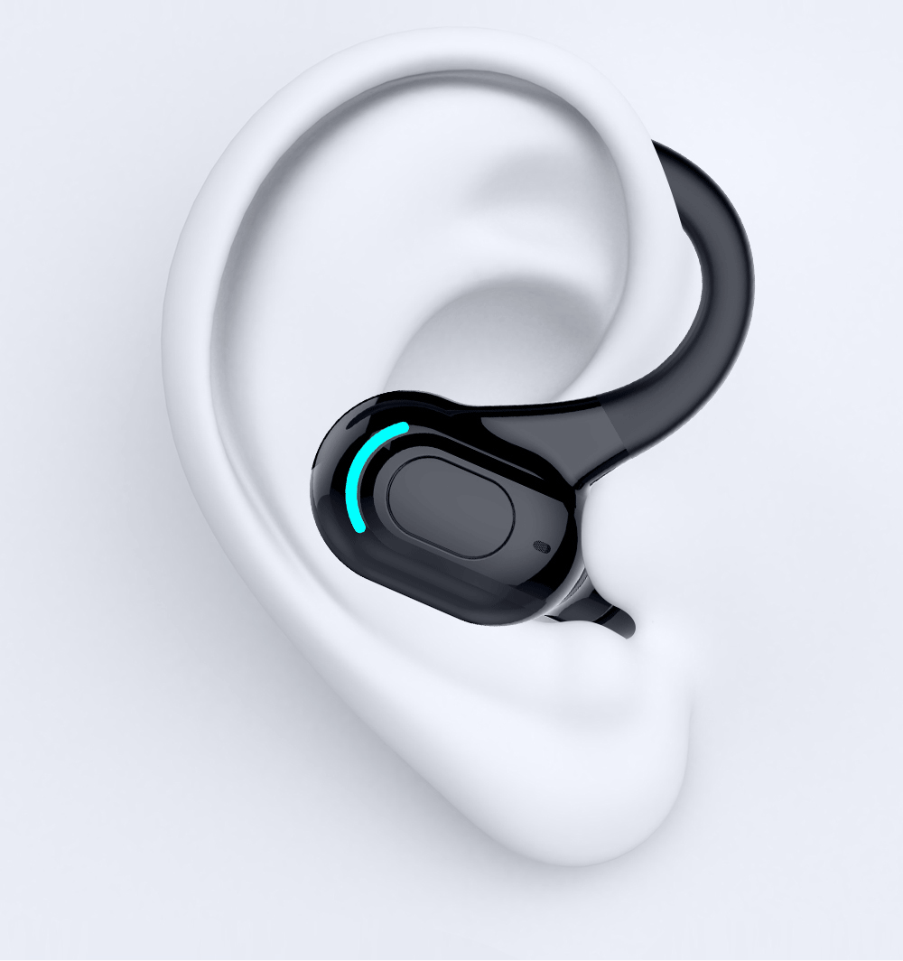 Ear hanging Bluetooth earphones Business single ear earphones Waterproof sports high endurance noise reduction