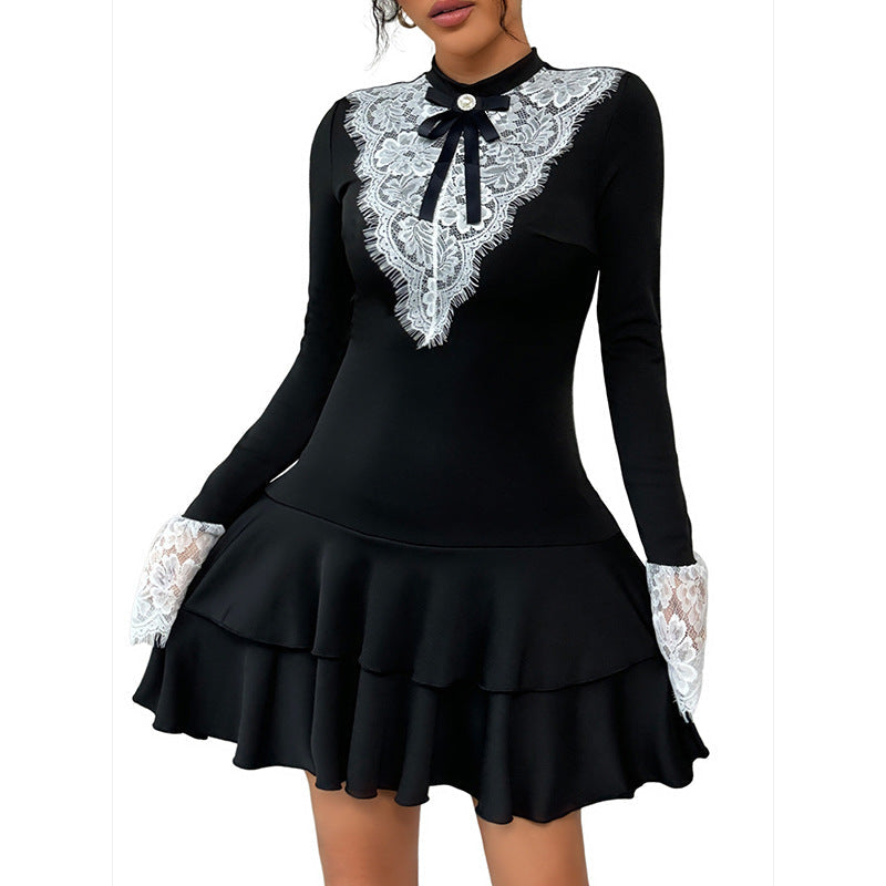 Lace   Party Mini Dress for Women