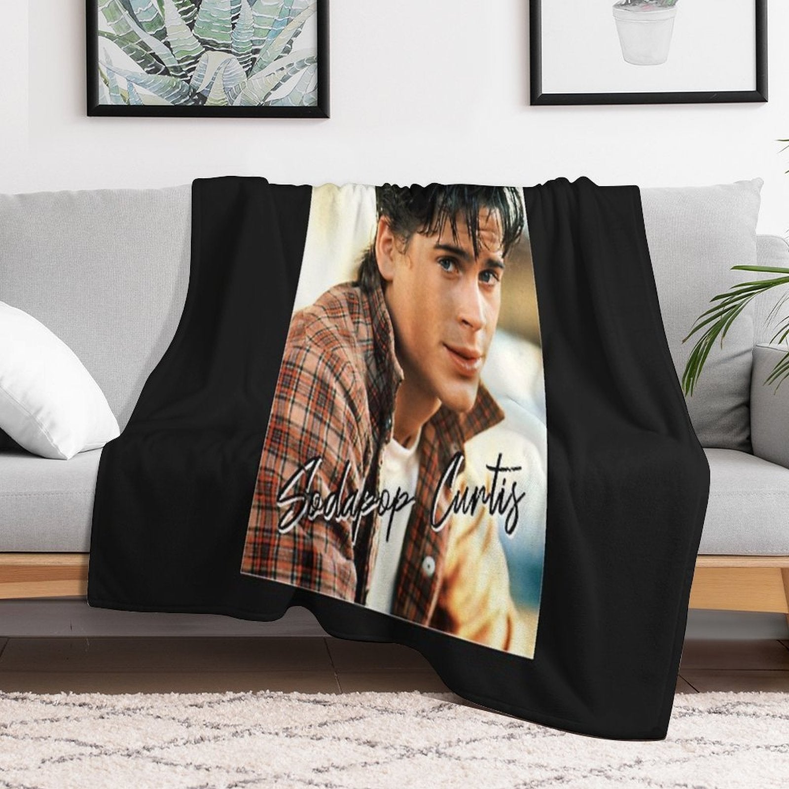 Sodapop Curtis The Outsiders 80s Movie Classic T-Shirt Anti-pilling Throw Blanket