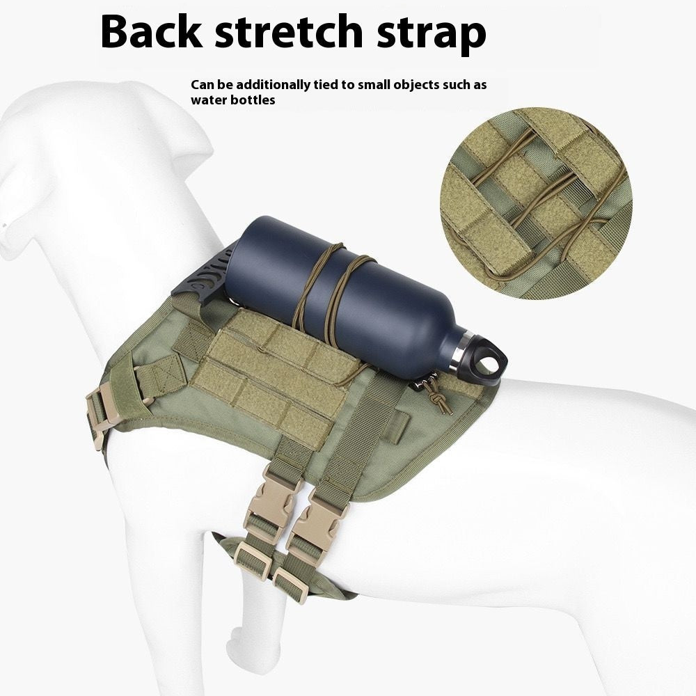Tactical Dog Harness for Enhanced Comfort and Control