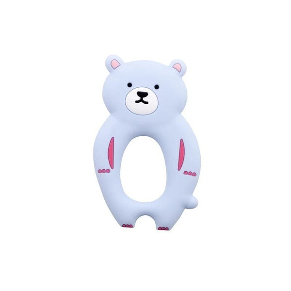 Baby Teether Silicone Rabbit Food Grade Bunny Teether Nursing Teething  Accessories Silicone Animal Teether For Kids and Baby