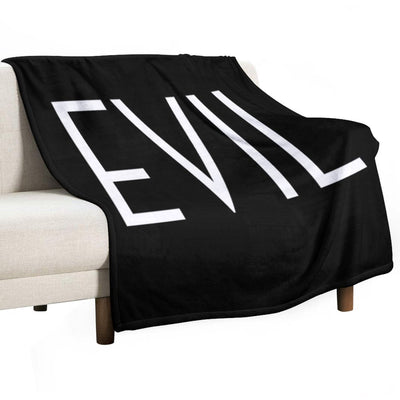 Evil Tv Show Title Eco-conscious Throw Blanket