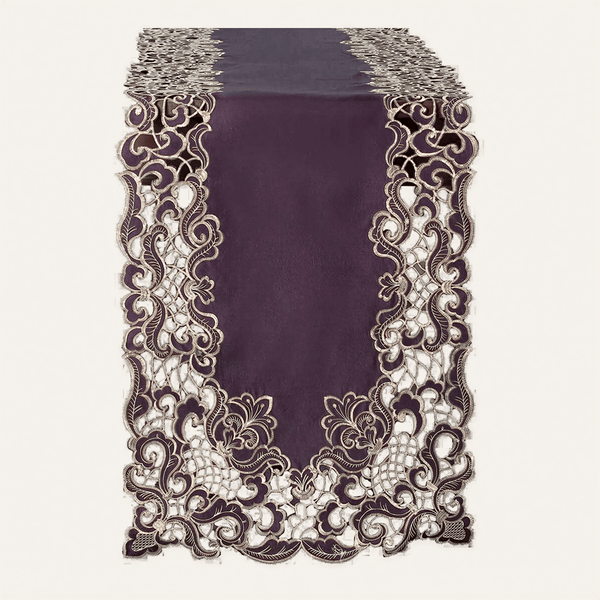 Purple Gold Table Runner – Amethyst Haze, 14x108 Inch