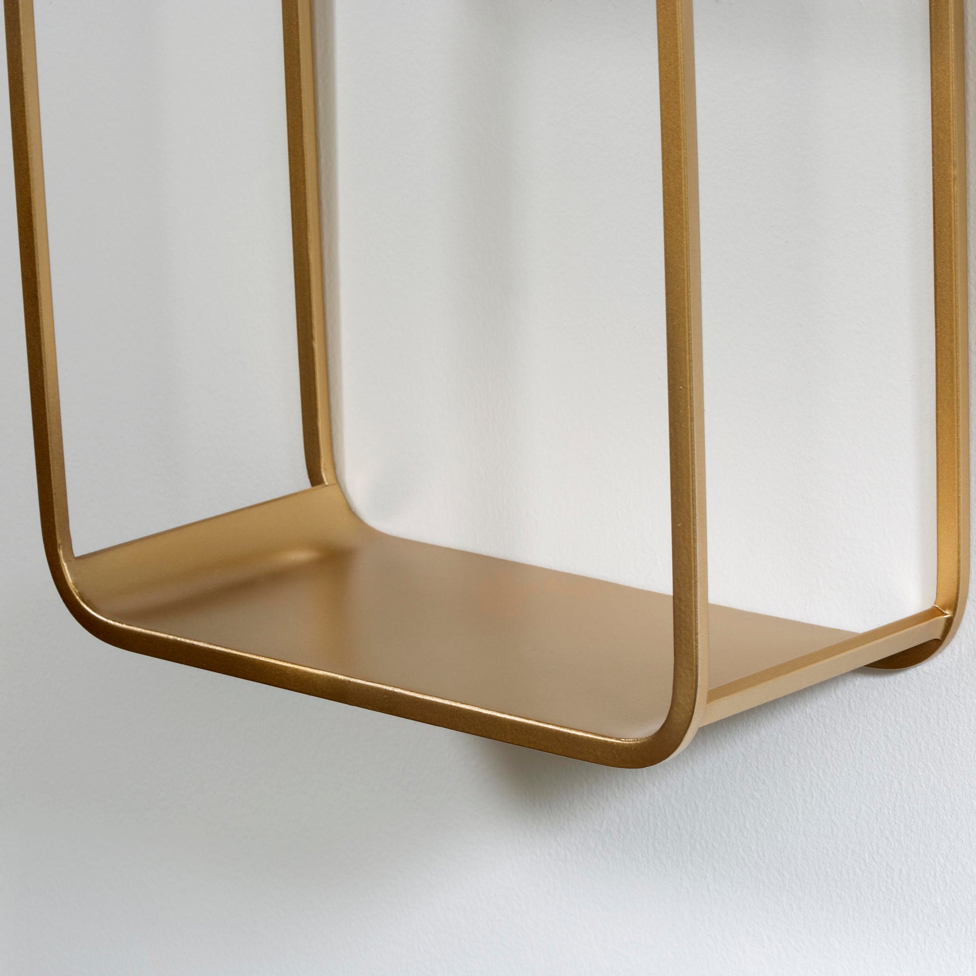 Square Cube Wall Shelves; Set of 3 - Metal