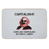 Funny Capitalism Communist T-Shirt Karl Marx Crapitalism Bath Mat