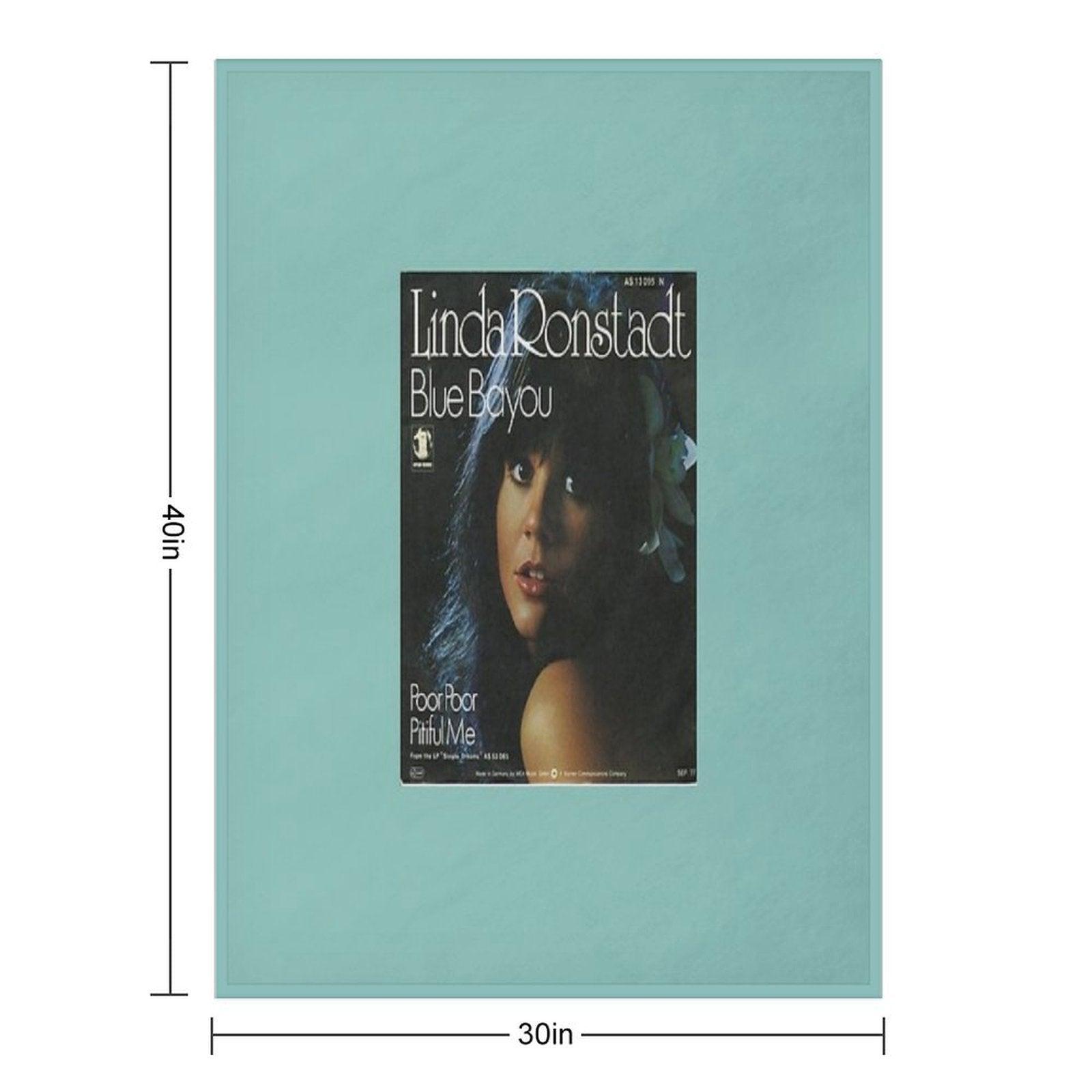 Linda Ronstadt Blue Bayou Throw Blanket