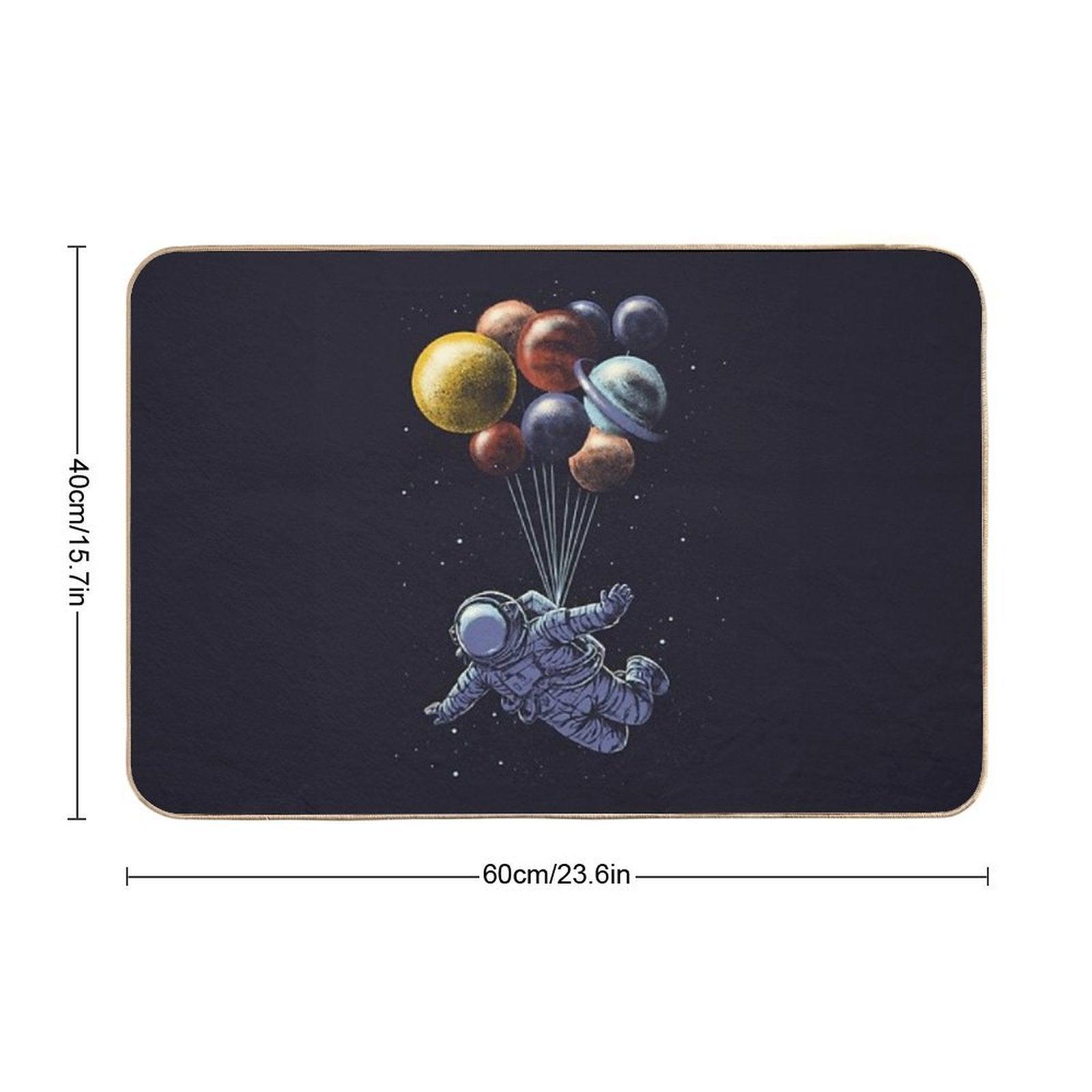 Space Travel  Pet-Safe Bath Mat