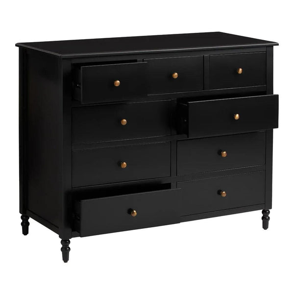 COTTAGE 9 DRAWER DRESSER BLACK - Gifts for You 'n Me