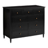 COTTAGE 9 DRAWER DRESSER BLACK