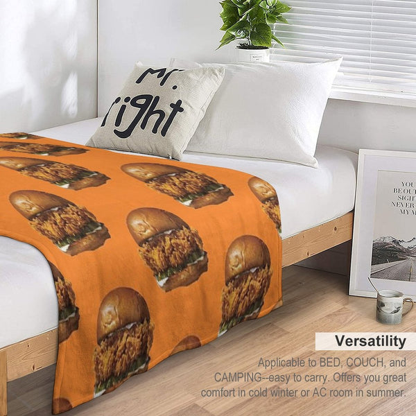 Popeyes Chicken Sandwich Compact Throw Blanket