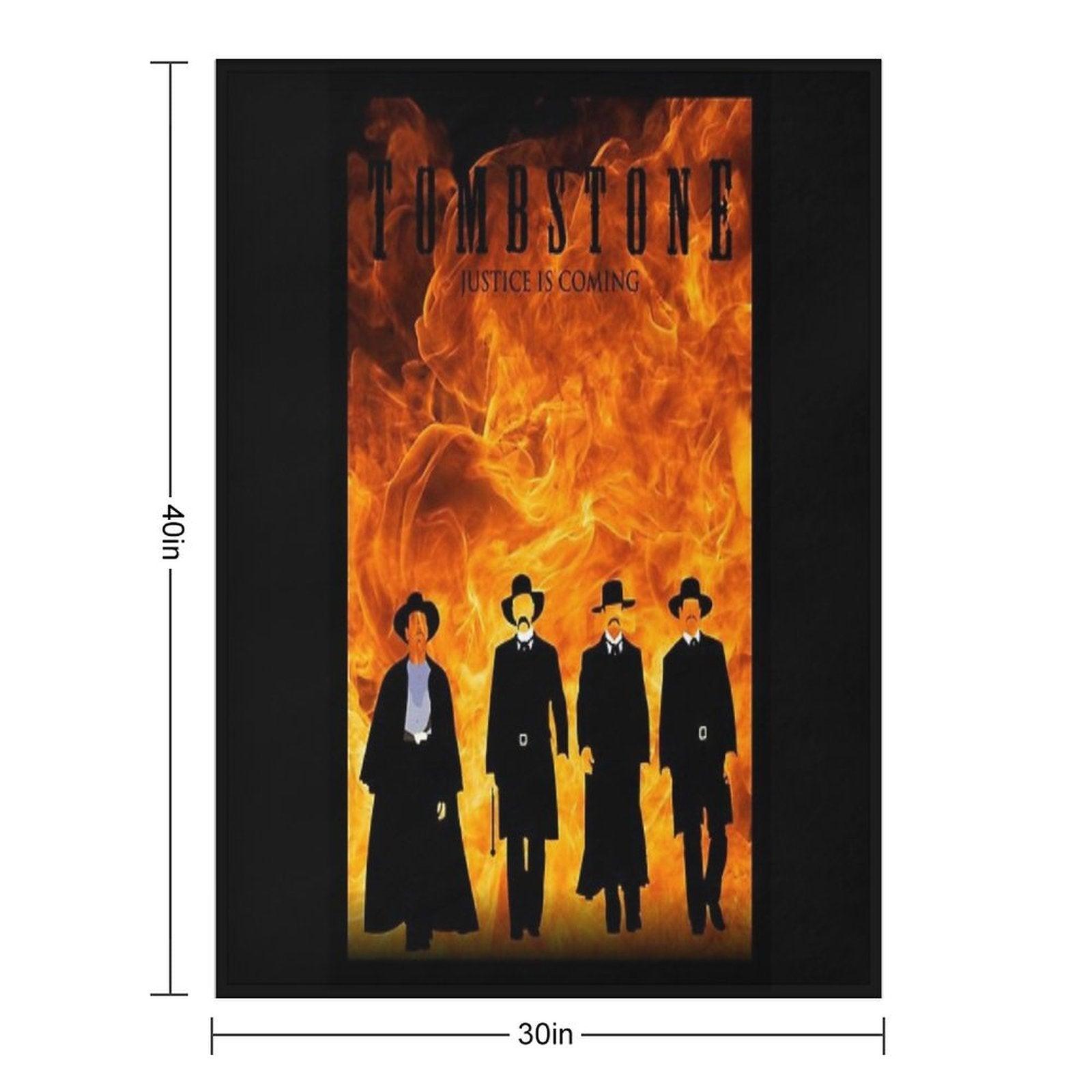 Tombstone FIRE Throw Blanket
