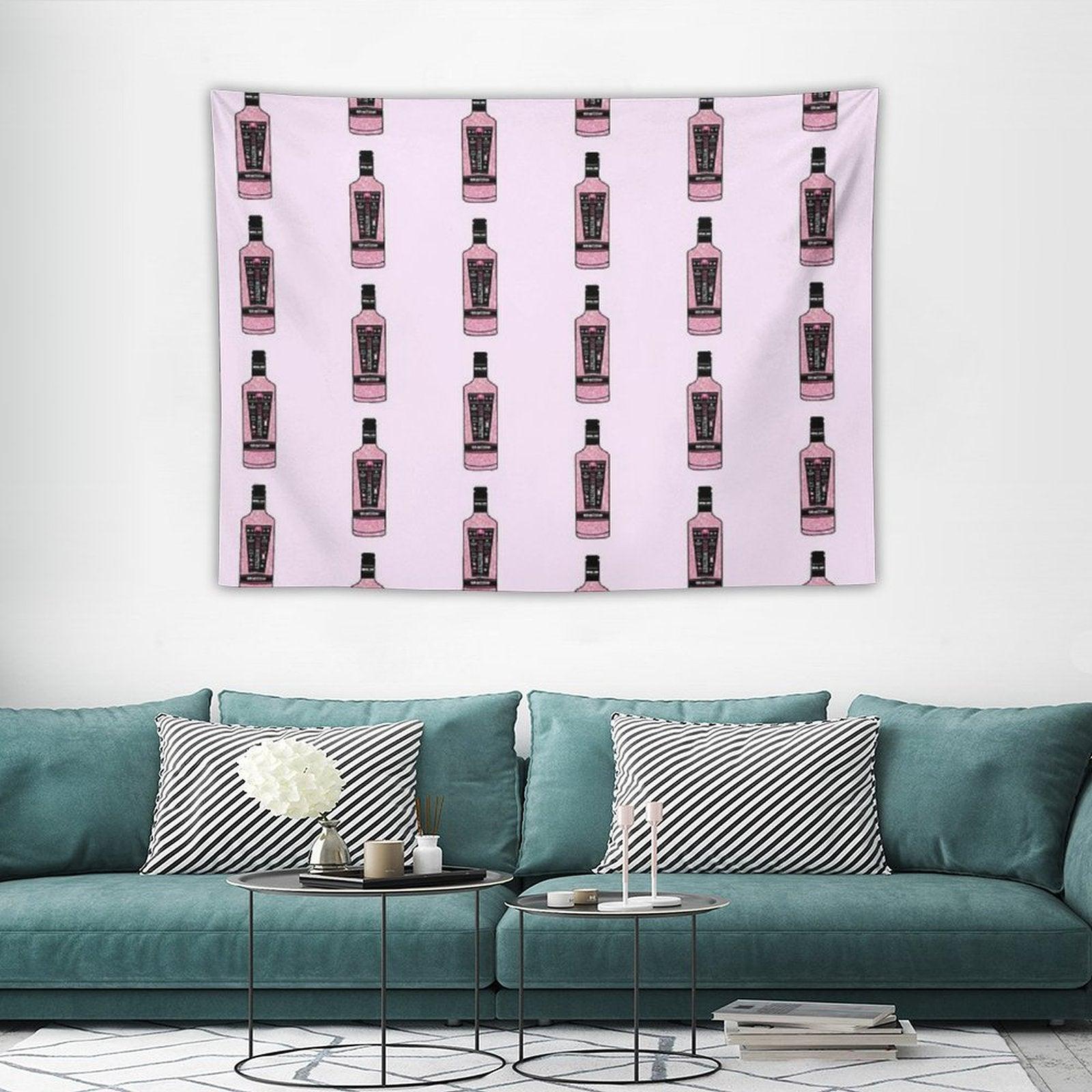 Pink Whitney Glitter Tapestry