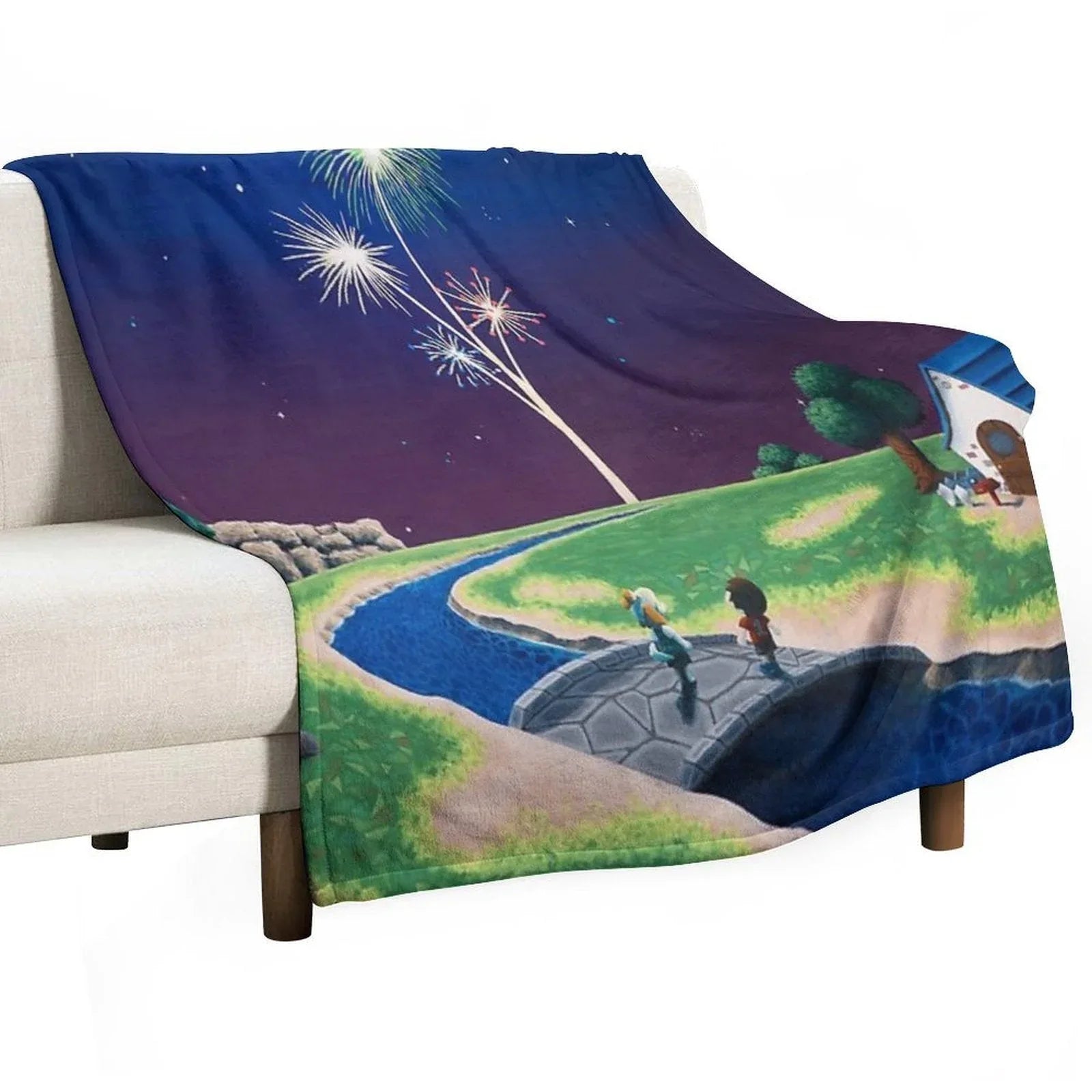 New Year Throw Blanket