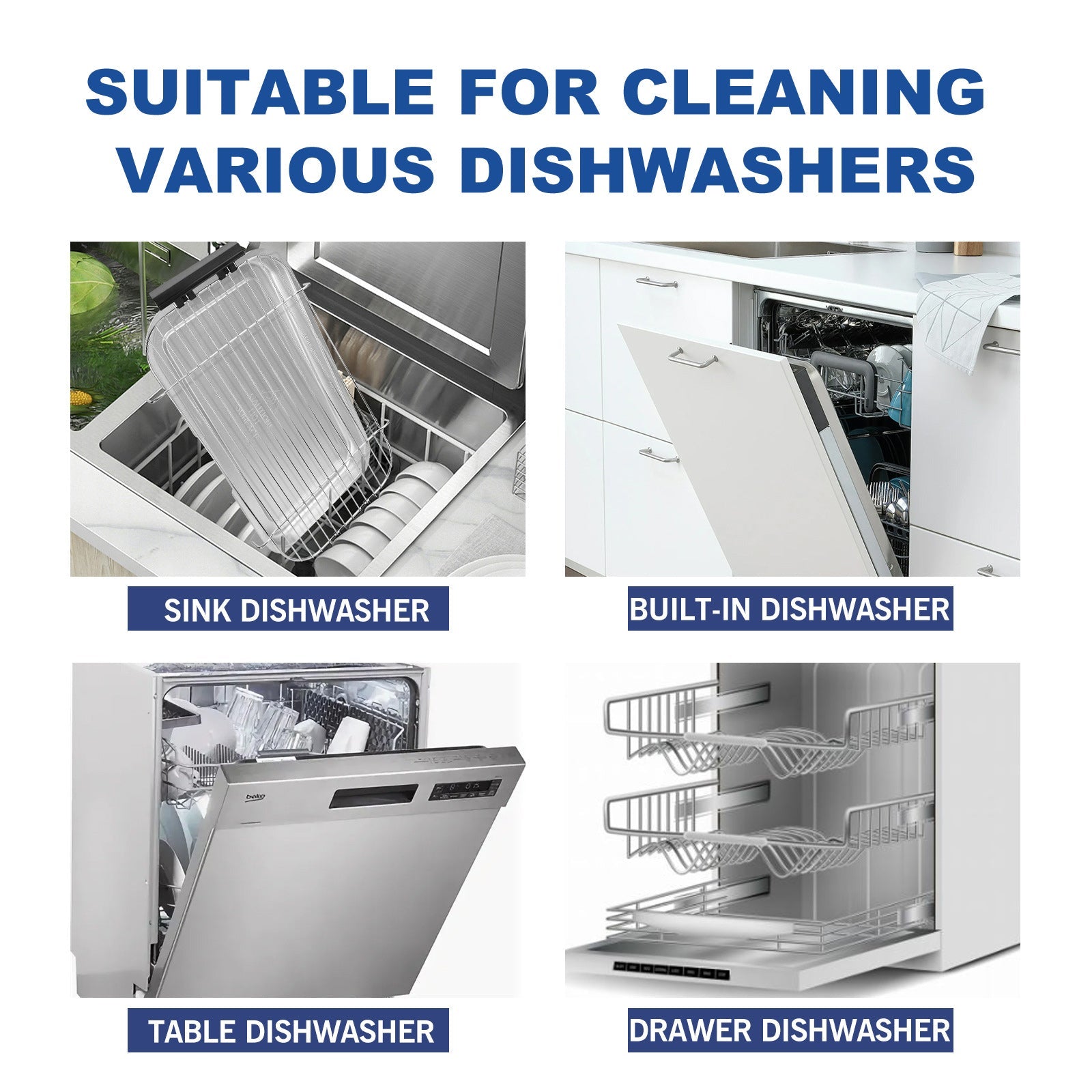 Dishwasher Cleaner Household Small Dishwasher Dishes And Utensils Washing Decontamination Washing Dishes Clean
