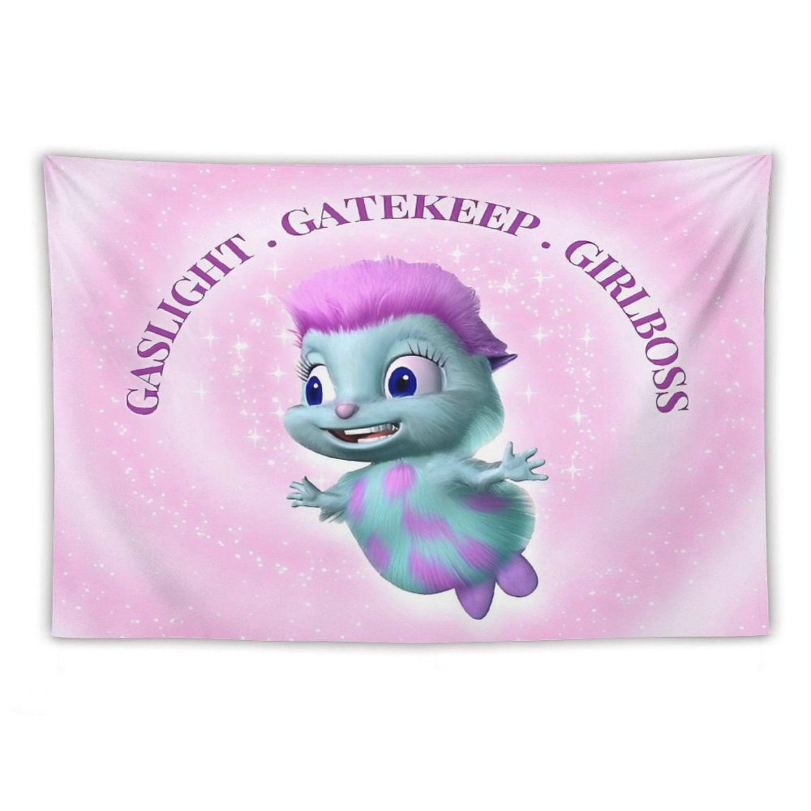 Bibble's Beliefs Gaslight Gatekeep Girlboss Tapestry