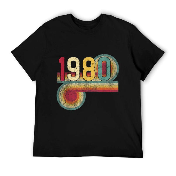 1980 40th Birthday Gift Vintage Retro Men Women 40 Years Old  Durable T-Shirt