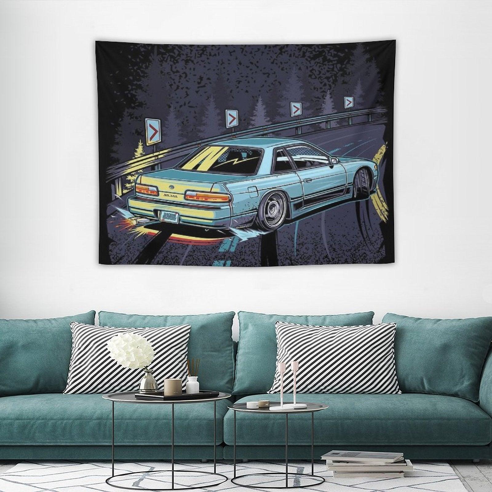 Silvia S13 Touge Drift Tapestry