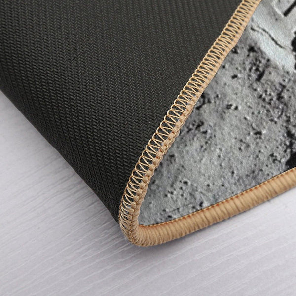 Footprint on The Moon by Buzz Aldrin Apollo 11 Bath Mat