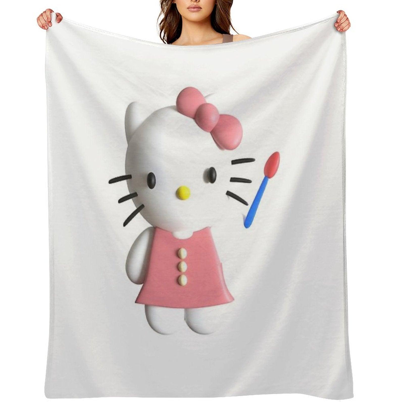 Kitty Throw Blanket