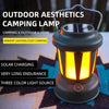 Outdoor solar rechargeable camping light, multifunctional LED strong light charging camping atmosphere tent light