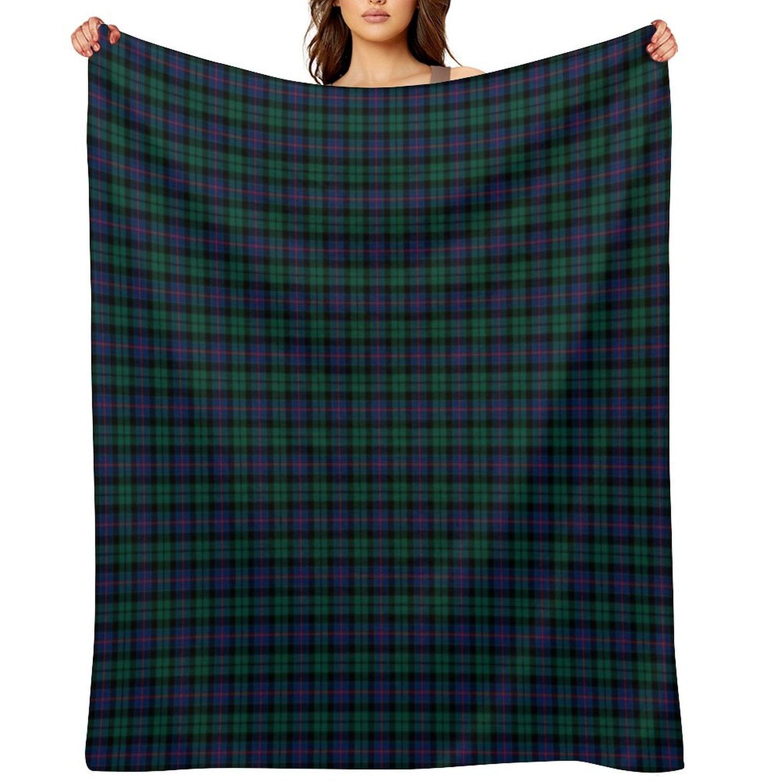 Clan Morrison Tartan Throw Blanket