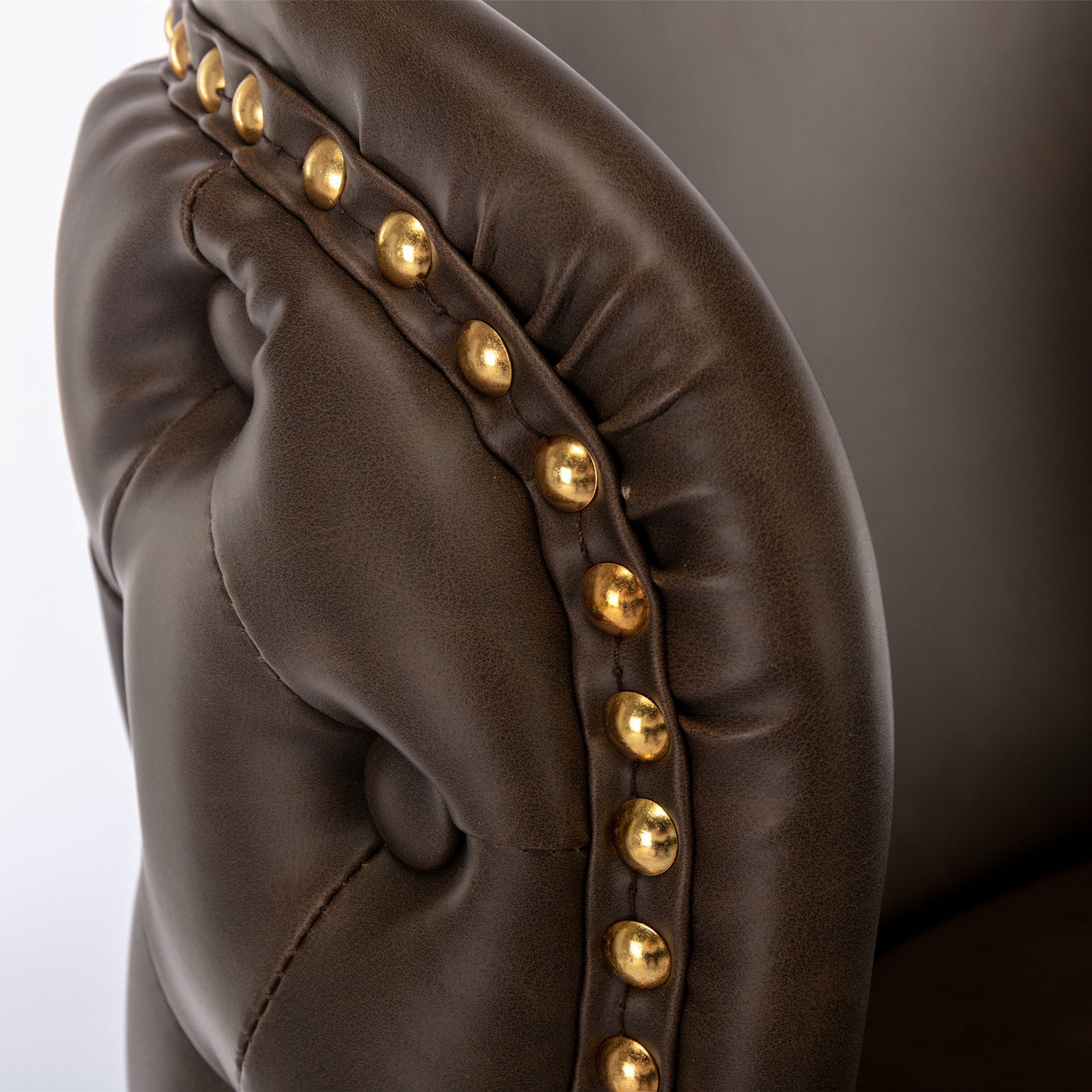 Furniture, Swivel Barstools Adjusatble Seat Height, Modern PU Upholstered Bar Stools