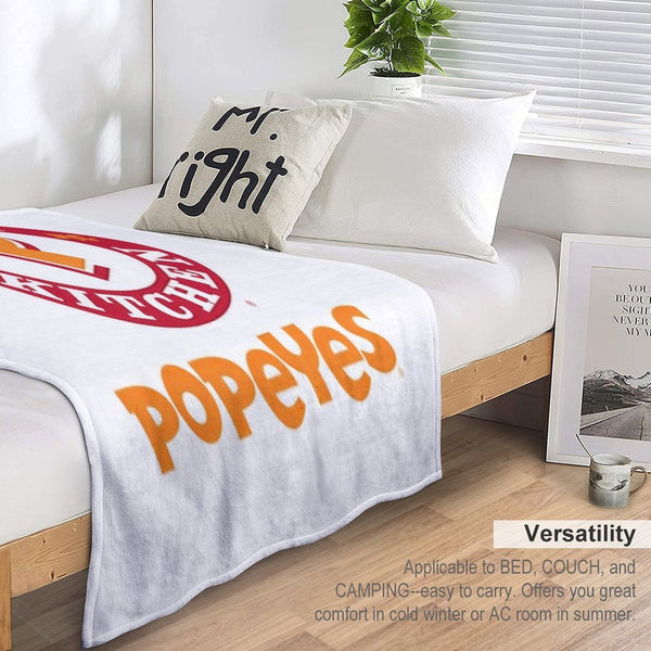 Popeyes Logo Eco-conscious Throw Blanket