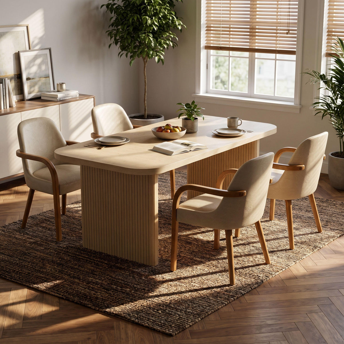 5 Piece Indoor Dining Set, 68.75