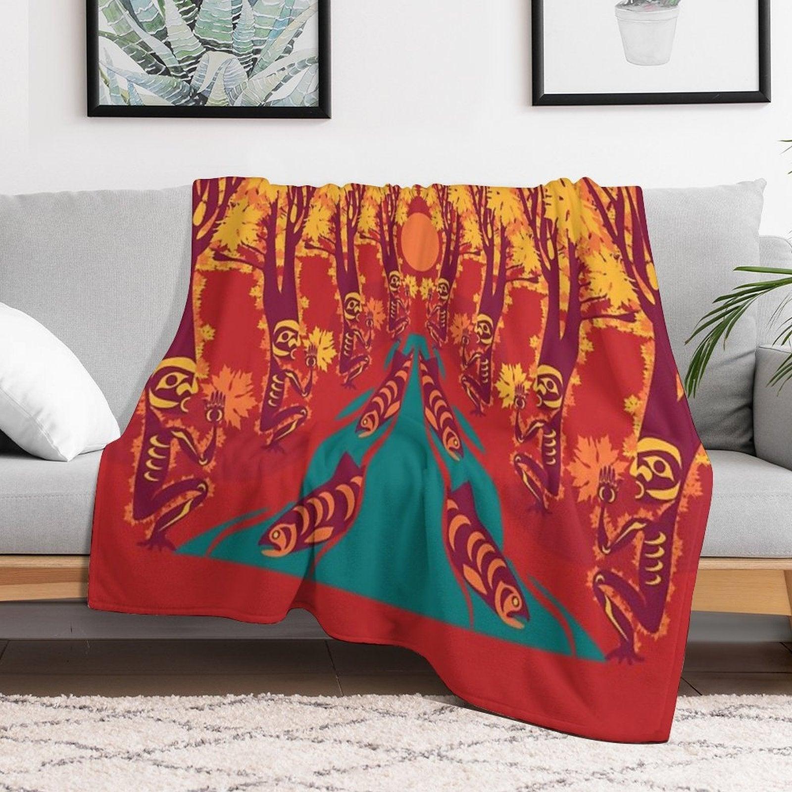 IT̸EL̵OṈSET Throw Blanket