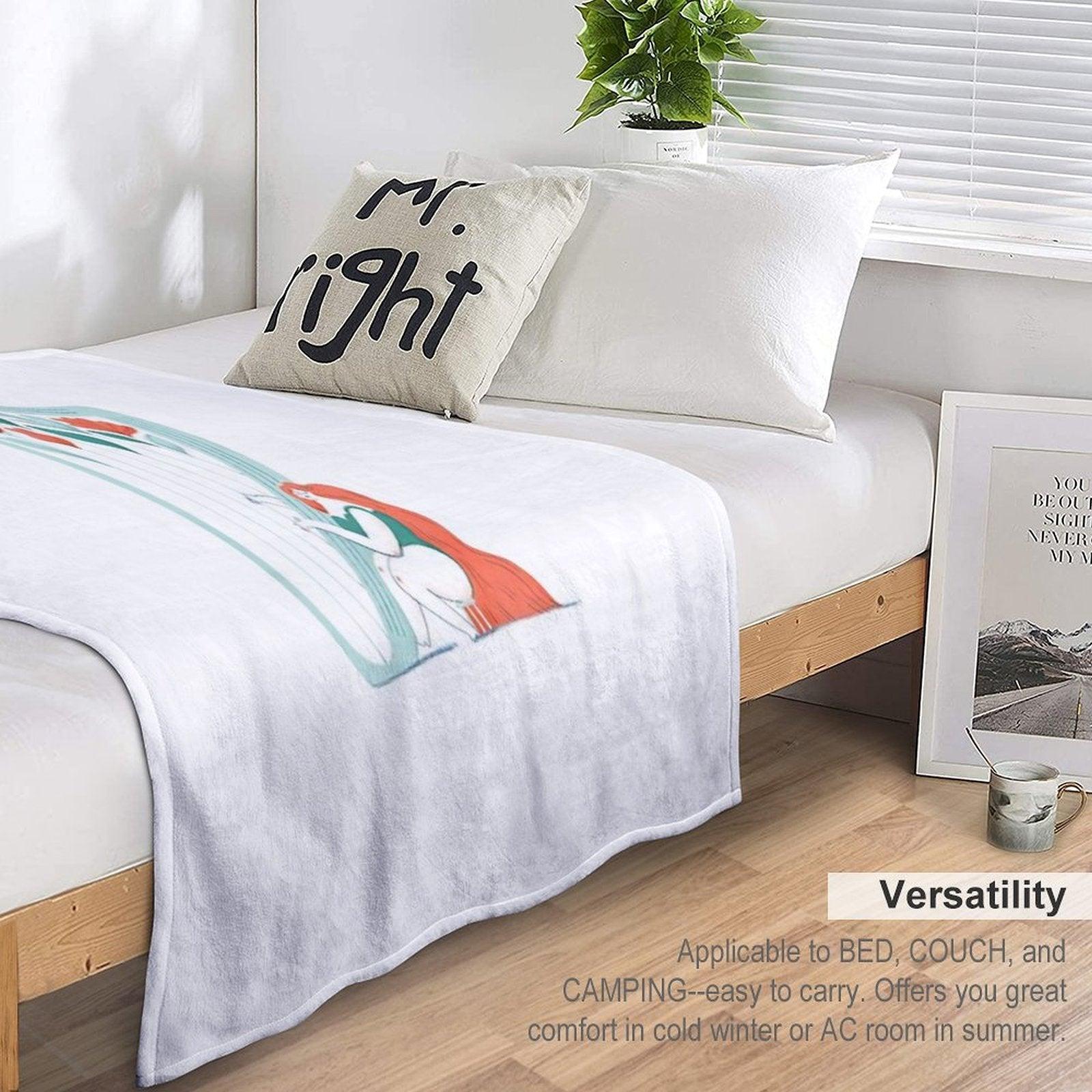 Floral Melody Throw Blanket