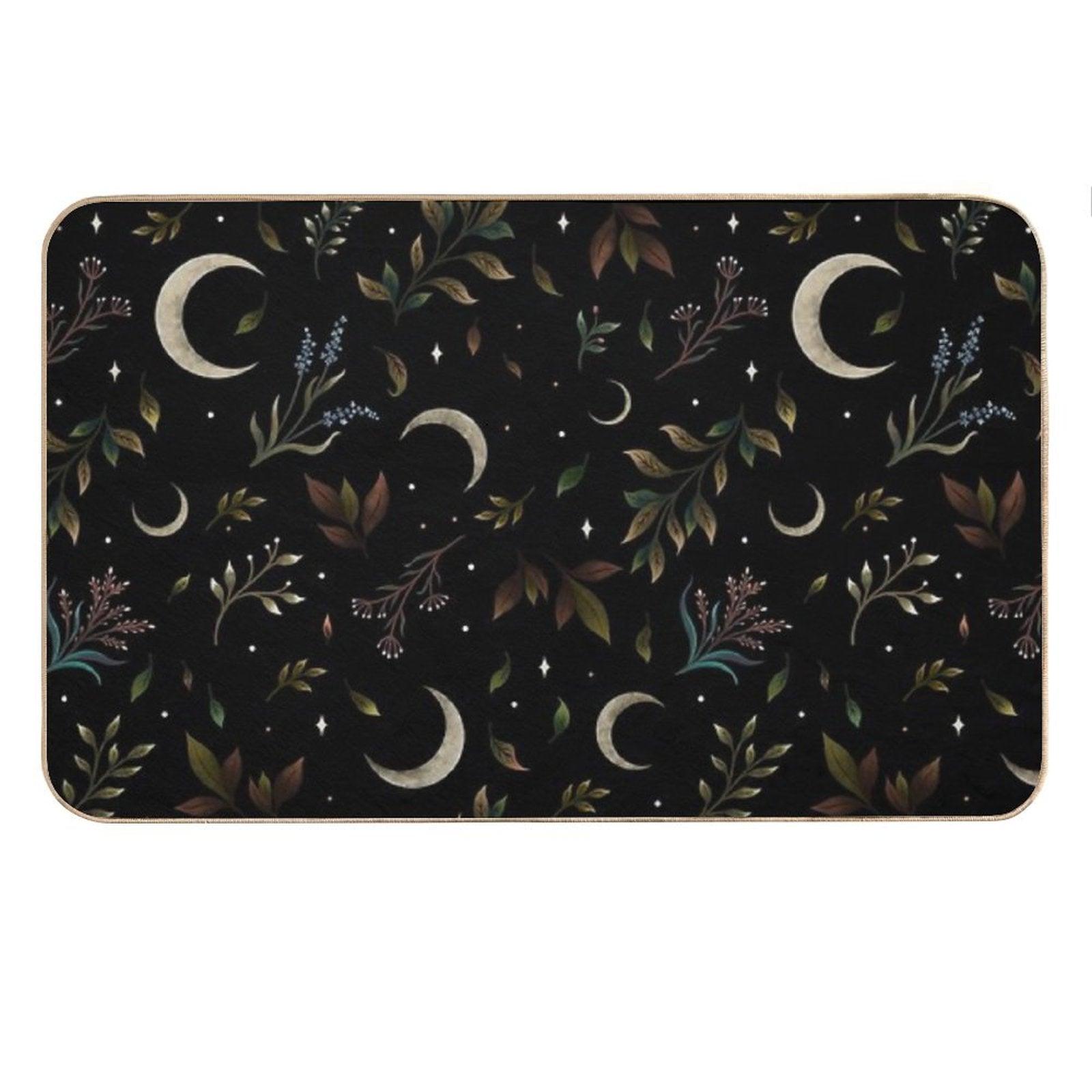 Crescent Moon Garden Bath Mat