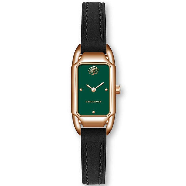 Women's Watch Brand Counter Brand Authentic Fashion Small Square Core Women's Watch Quartz Watch Popular