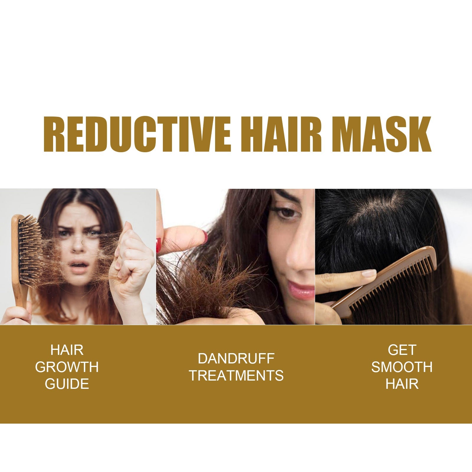 Disulfide Bond Reductive Hair Mask, Repair Dry Hair And Frizzy Hair Damaged Strong Supple Hair Mask