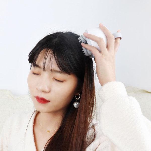 Head massager kneading anti slip scalp massager USB head massager charging head massager
