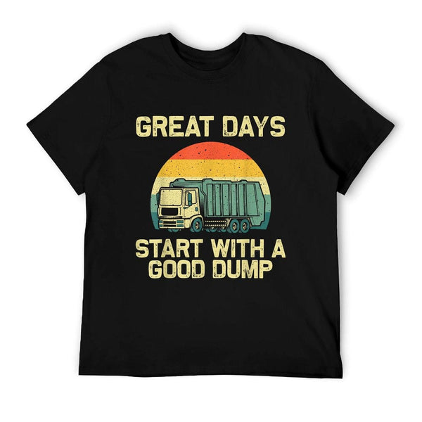 Cool Garbage Truck For Men Kids Boys Trash Waste Management T-Shirt