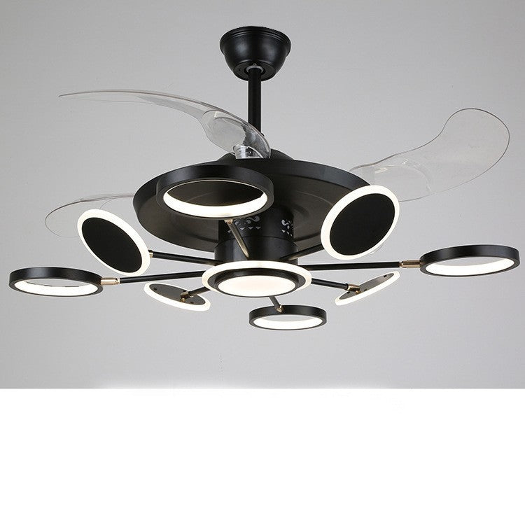 Nordic Ceiling Fans With LED Light Remote Control Ceiling Decorbites