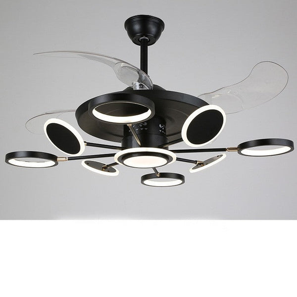 Nordic Ceiling Fans With LED Light Remote Control Ceiling Decorbites