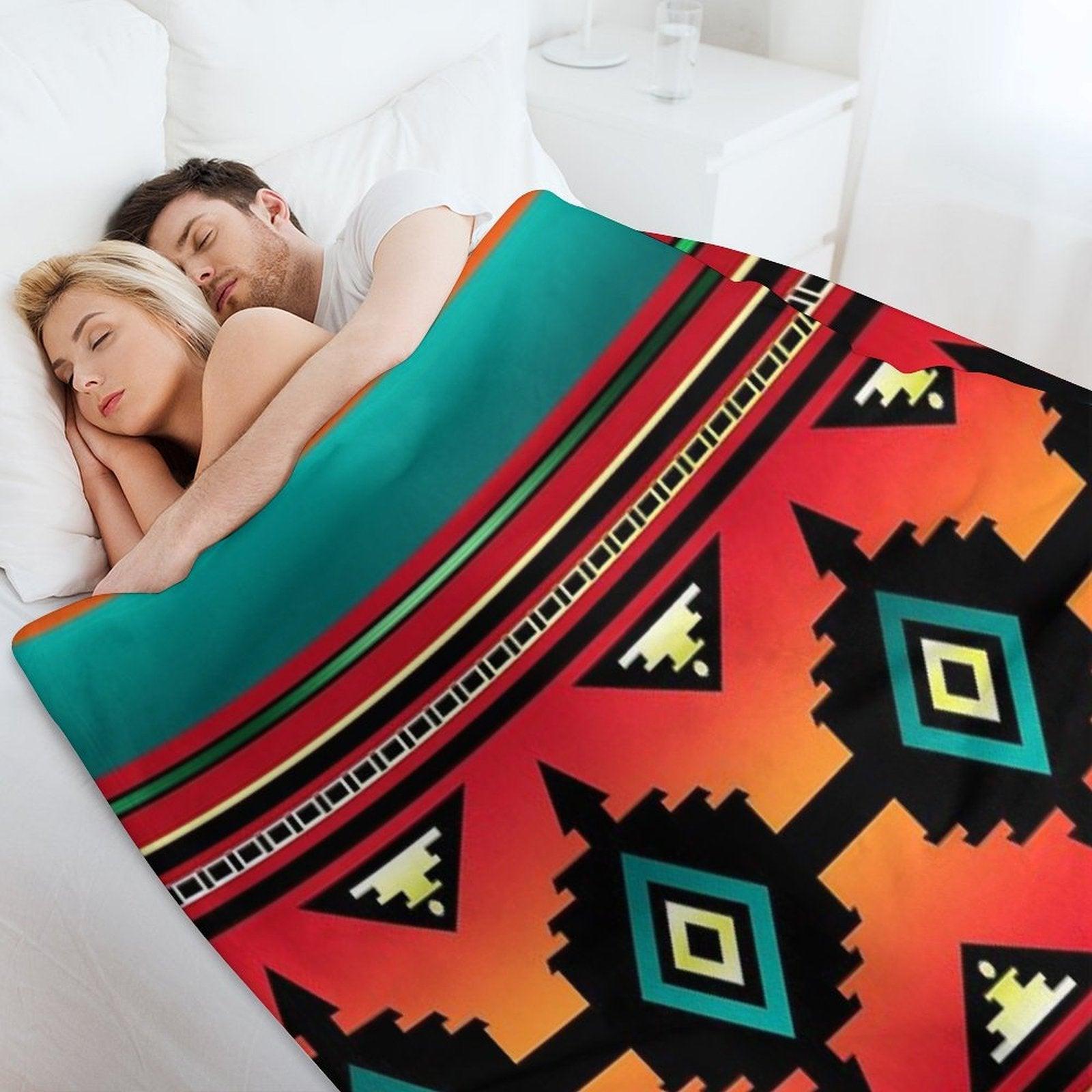 Canyon  Navajo Throw Blanket
