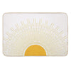 Sunrise Art, Retro Boho Sun Bath Mat