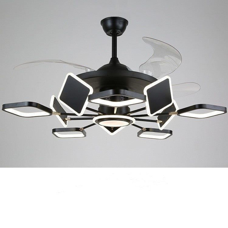 Nordic Ceiling Fans With LED Light Remote Control Ceiling Decorbites
