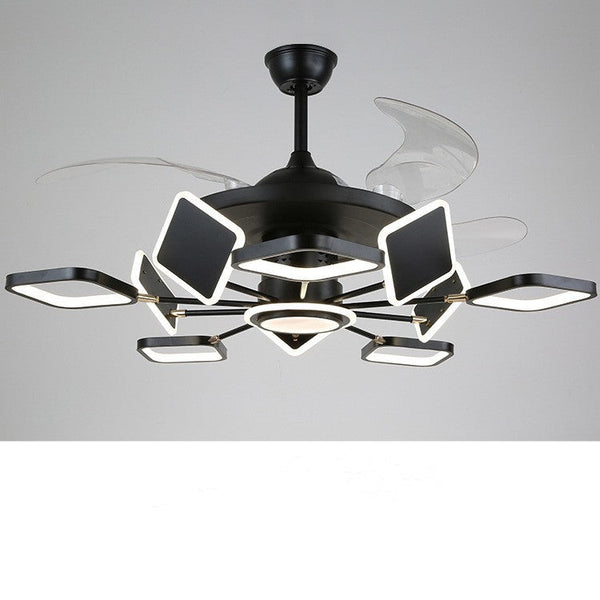 Nordic Ceiling Fans With LED Light Remote Control Ceiling Decorbites