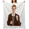 Rick Roll Lightweight Throw Blanket