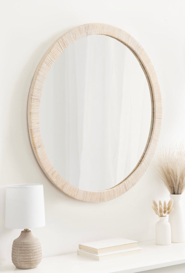 Rahfy Round Framed Wall Mirror