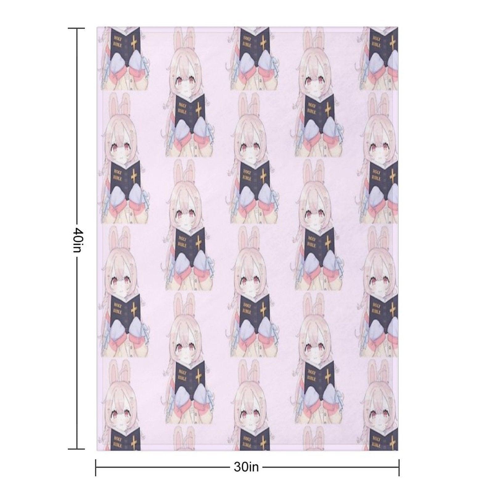 Pipkin Pippa Reading The Holy Bible Throw Blanket