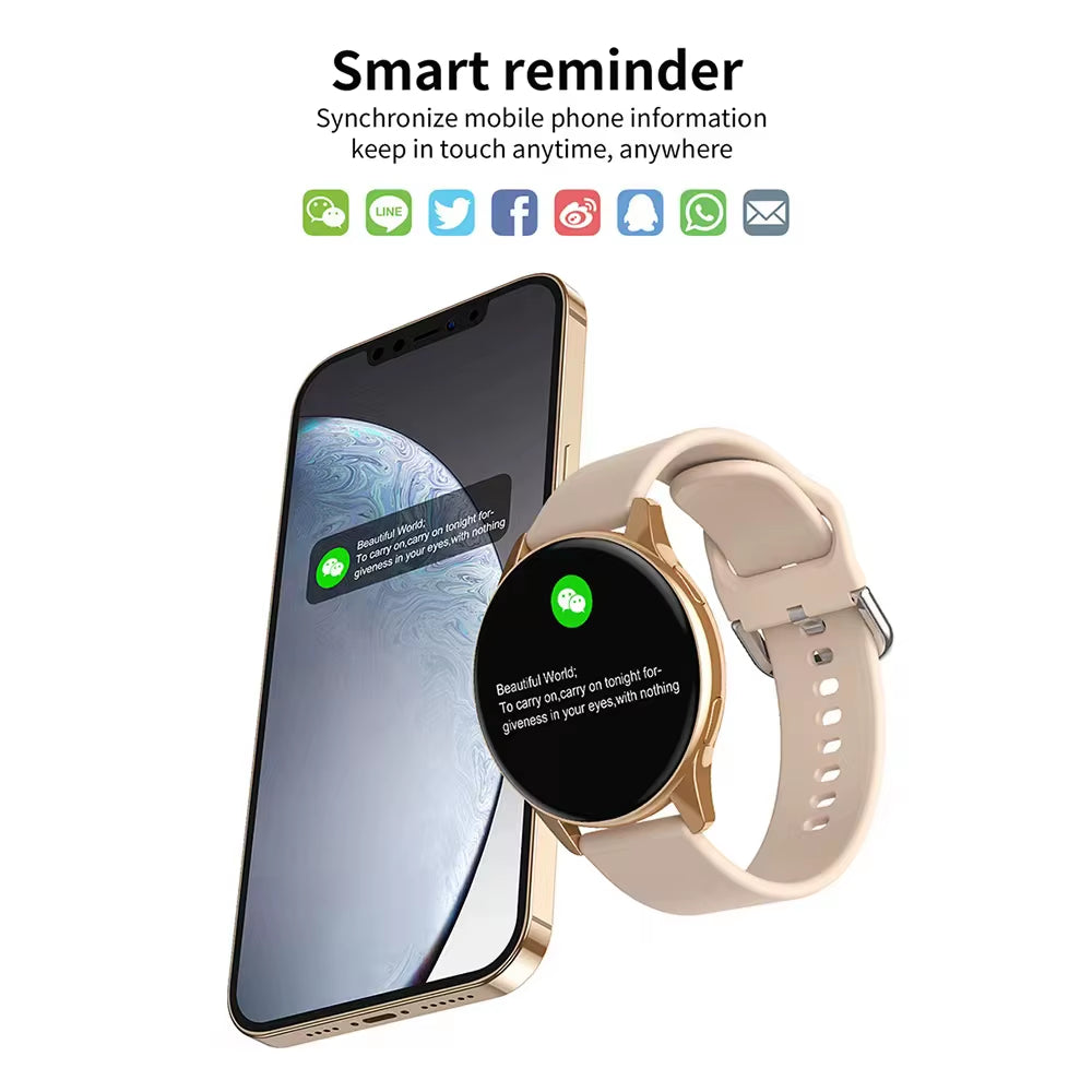 Glam Connect Smartwatch - Bluetooth Calls & Health Monitoring GOODSPHORIA.COM